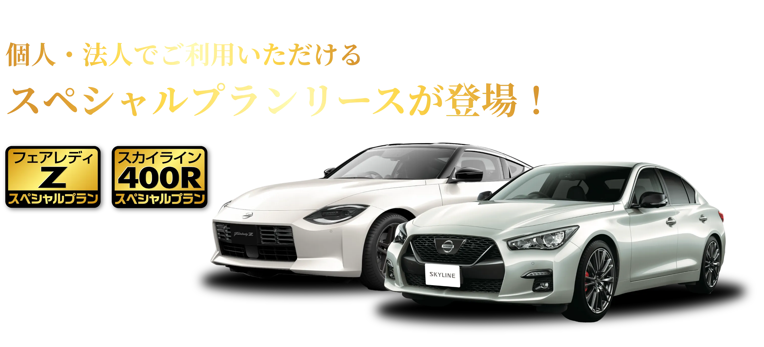 個人・法人でご利用いただけるスペシャルプランリースが登場！